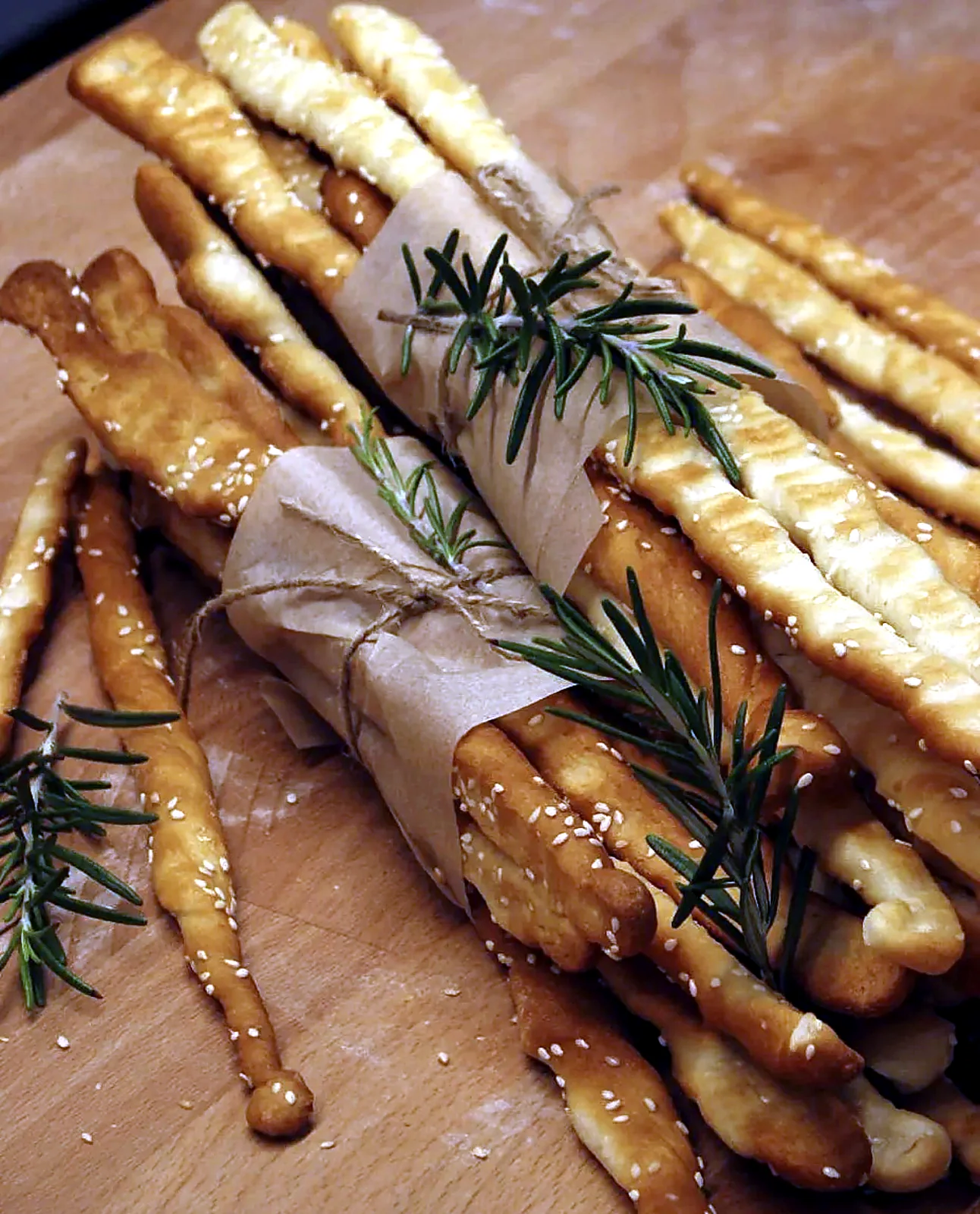 Bagietki i focaccia